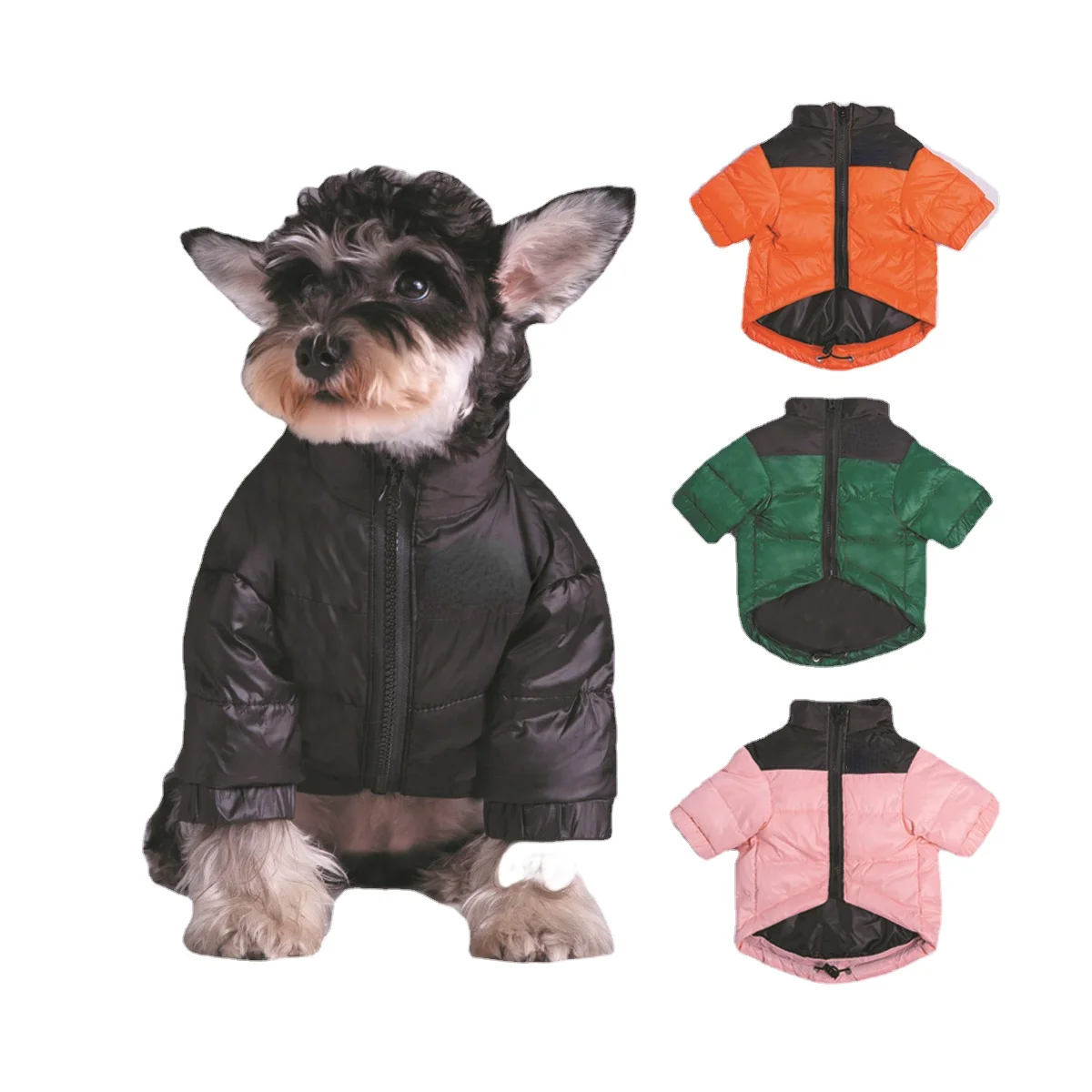 

Dog Clothes Winter Thickening Pet Dog Down Jacket Winter Dog Coat Factory Low Price Processing Luxury Sports Opp Bag Sustainable