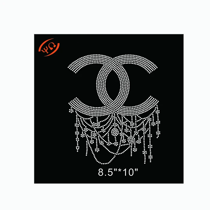 

Wholesale custom logo hotfix stones motif, As demands
