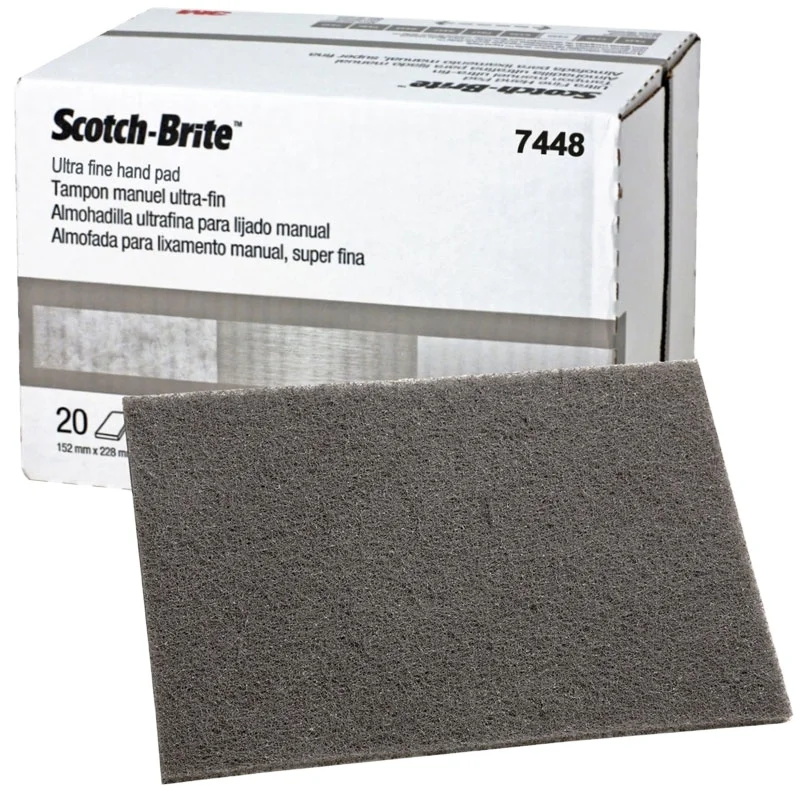 

3M Scotch Brite 7448 hand pad abrasive tools sanding pad (Pack of 60), Customize