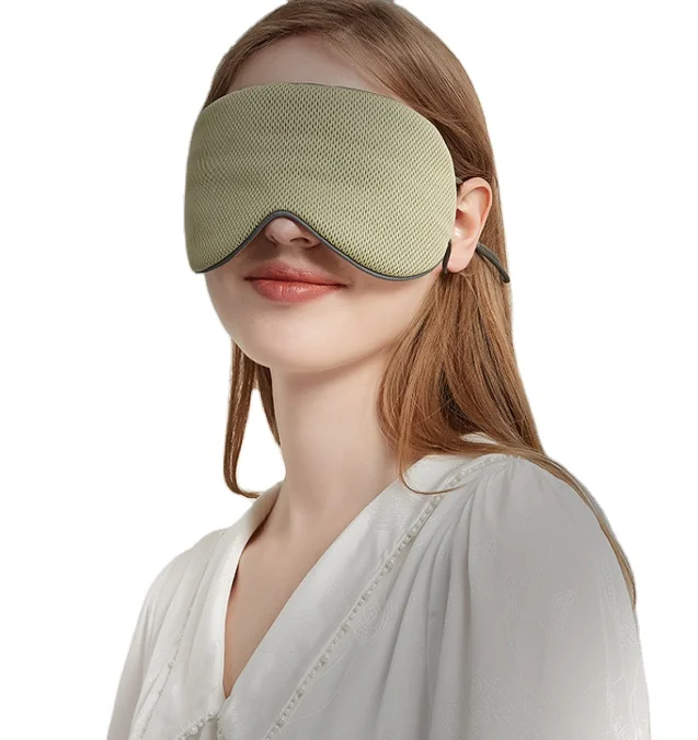 

MZL Travel Shading Sleep Eye Cover Cool And Temperature Dual-Purpose Blackout Eye Cover Small Gifts Non-Silk Eye Cover