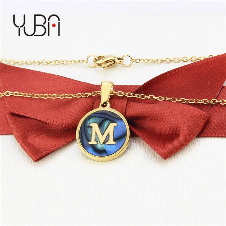 

Popular Titanium steel Necklace Copper English Letters Pendant Necklace Clavicle Chain Jewelry For Womenwholesale, Gold