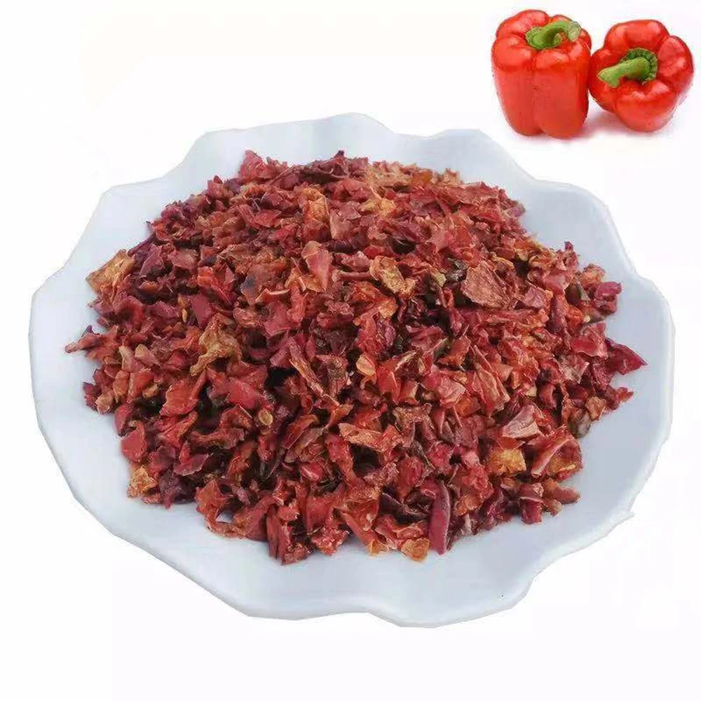 Dehydrated Vegetables Red Bell Pepper Flakes Sweet Paprika Granules