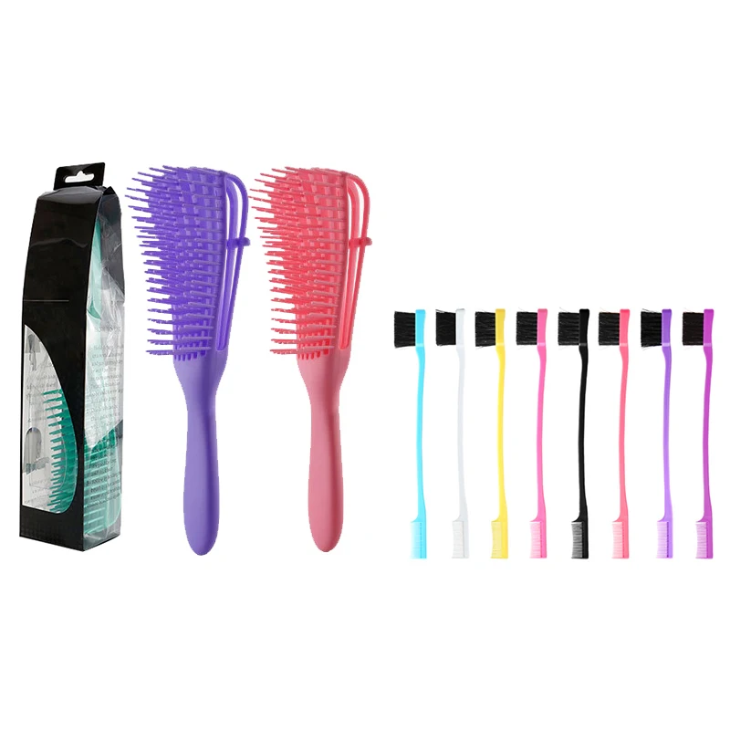 

Professional Hair Salon Barber Special eight row eyebrow brush detangling Ribs Modeling Comb