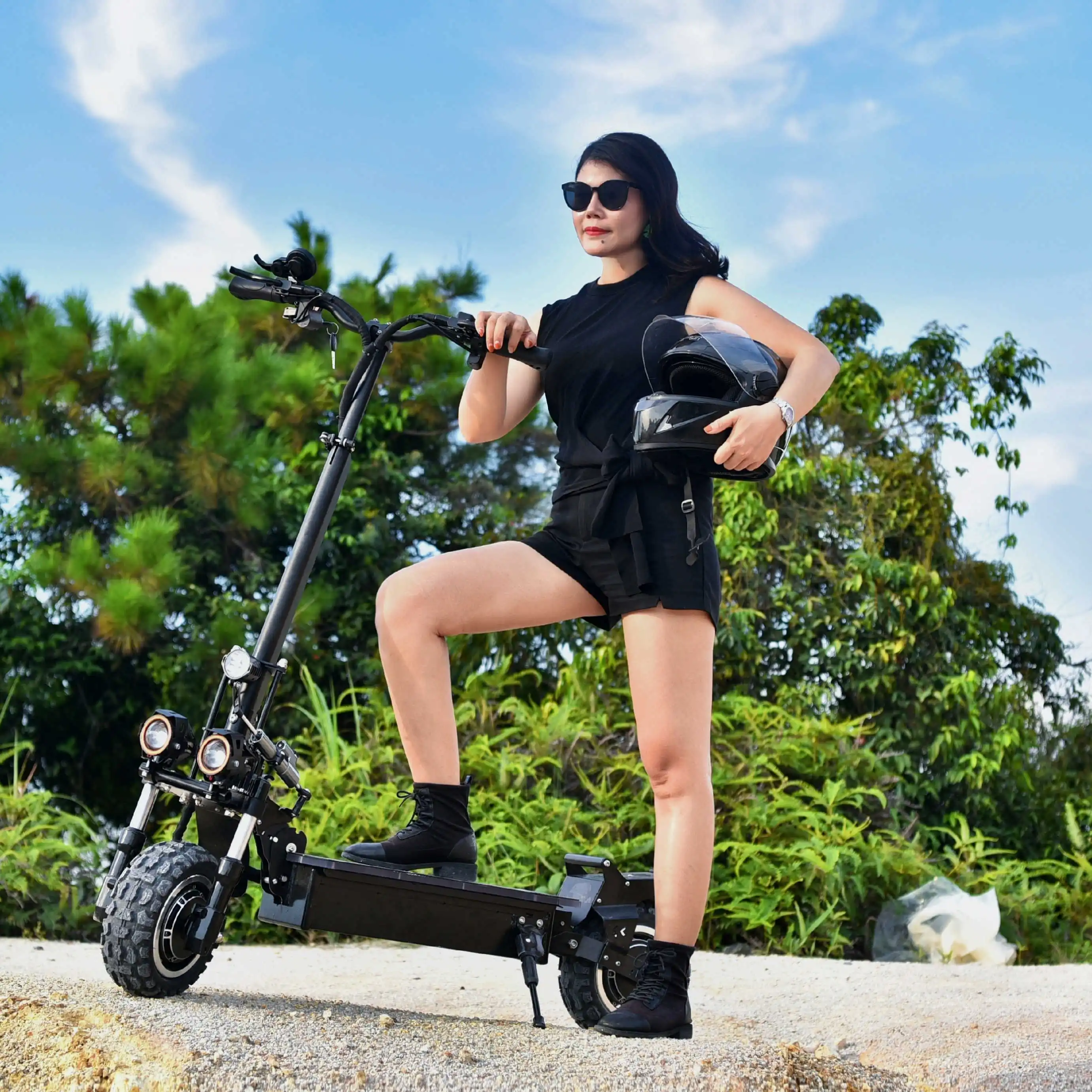 

Maike MK8 11inch 60V 5000W dual motor foldable adults electrical scooter electric scooters