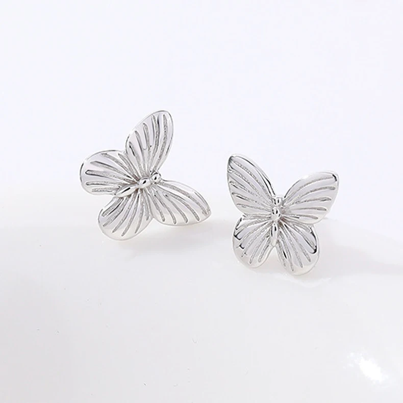 

VIANRLA 925 Sterling Silver Earrings Simple Fashion Style Butterfly Earring Wholesale