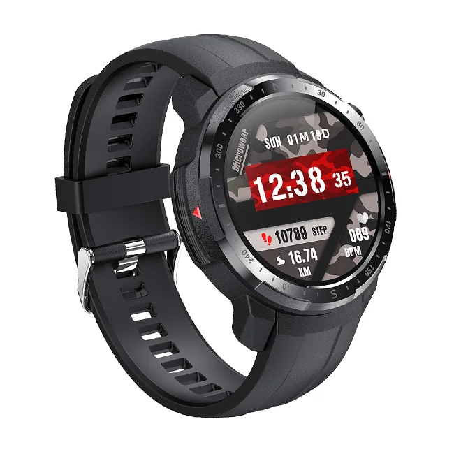 

Round Display Multi Sport Mode Smartwatch L20 Long Life Battery BT Call Heart Rate Sleep Tracking Smart Watch