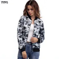 

2019 Autumn and winter European style New Camouflage Jacket Fashion Comfortable Coat