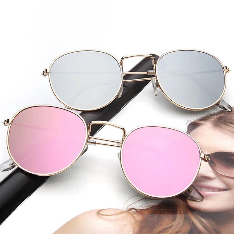 

NX3447 Glasses Vendor Designer Metal Steampunk Frame Round Sunglasses Women River Optical, 23 colors
