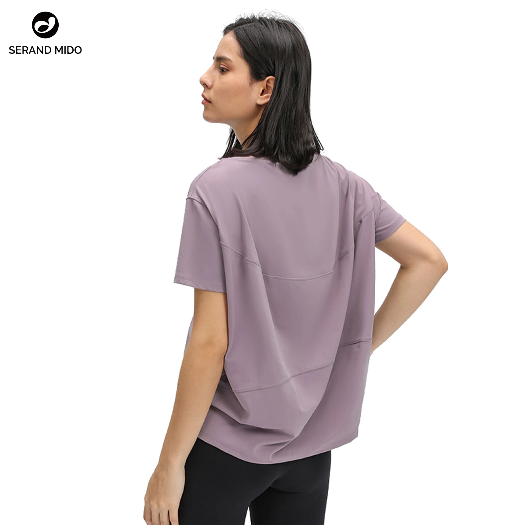 

2021 Yoga Wear Summer Women Loose Sportswear Top Workout Gym Yoga T-shirts