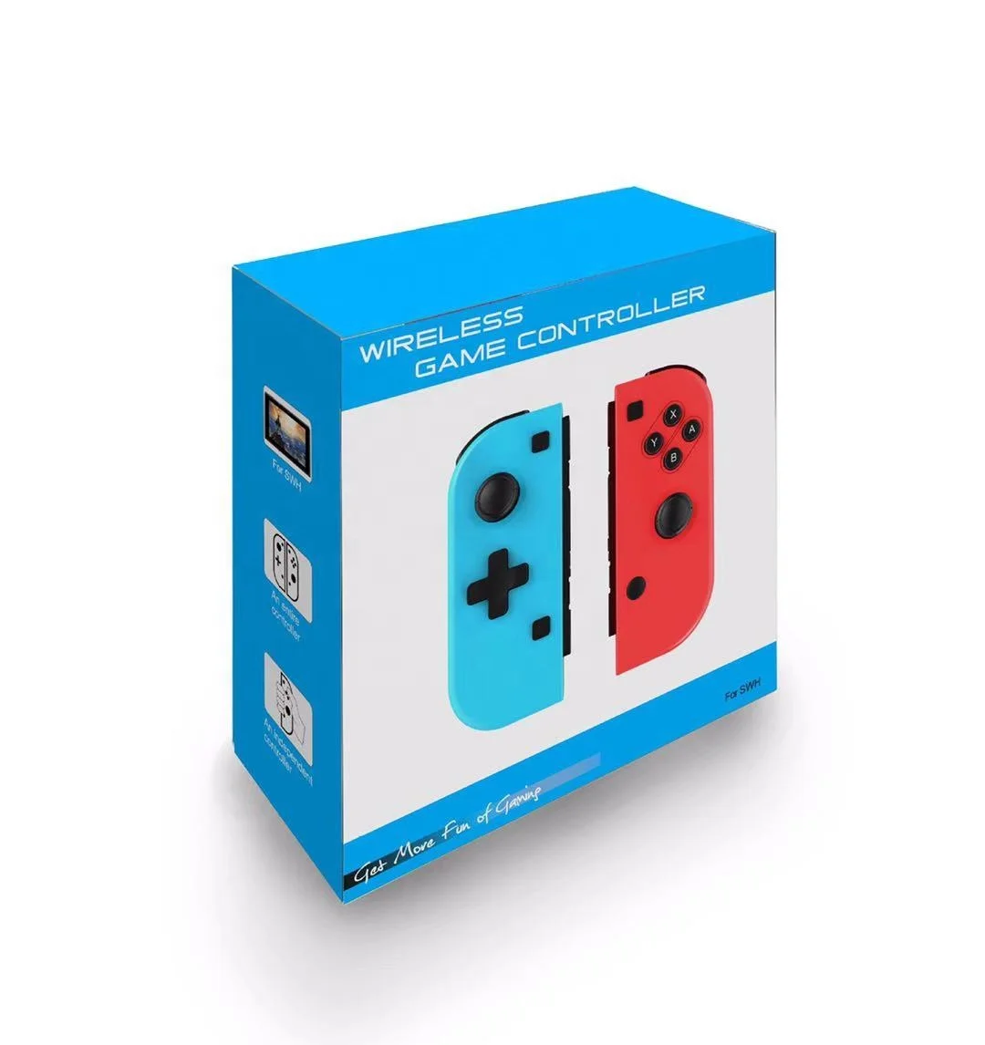 

Fentylove joystick & game controller Compatible for switch nintendo nintendo-switch Joy Con Controller Replacement - Red/Blue, Shown