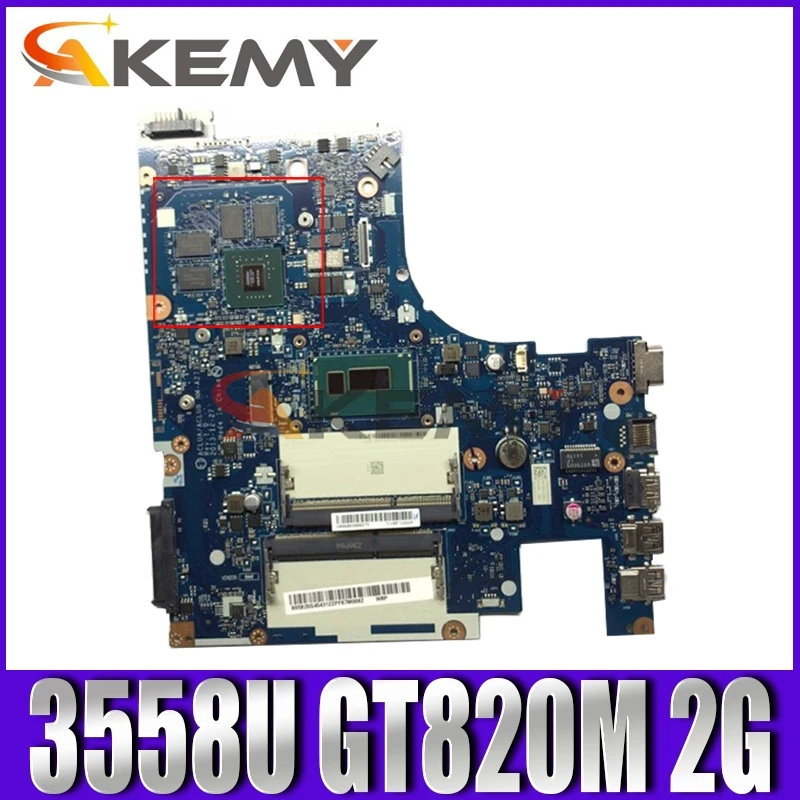 

Akemy ACLUA/ACLUB NM-A273 For Z50-70 G50-70M Notebook Motherboard CPU 3558U GT820M 2G DDR3 100% Test Work