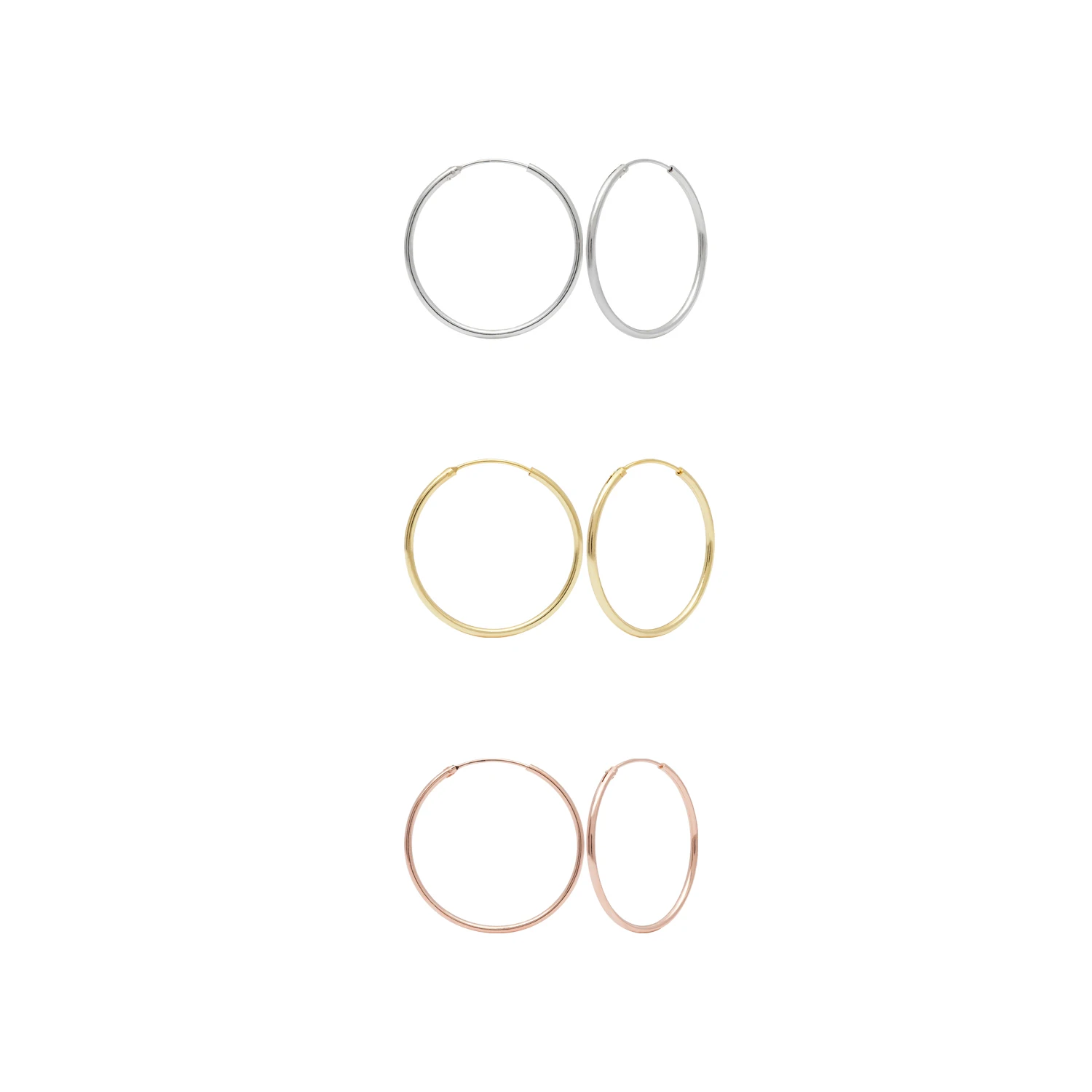 

15mm New Fashion Simple Small Circle Earrings men women temperament personality Earrings