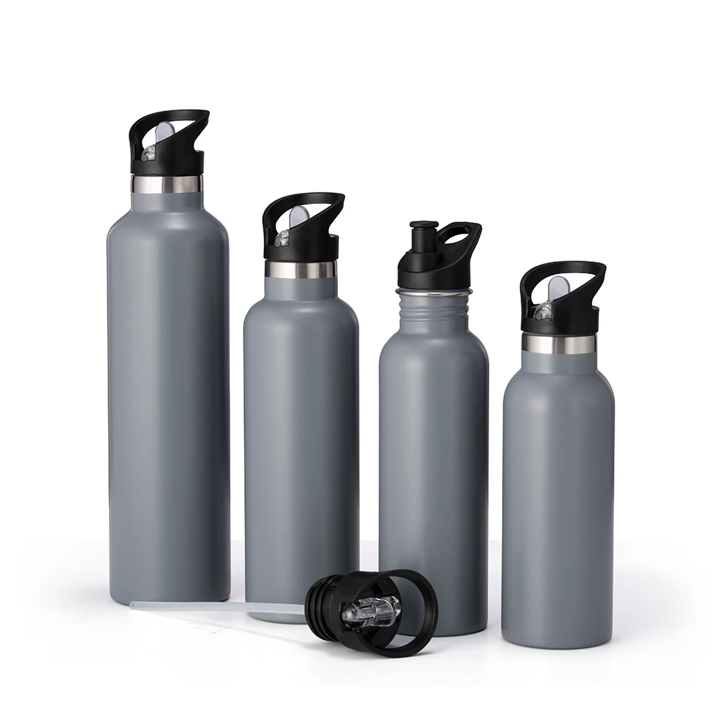 

High Quality 304 Double Wall Insulated Stainless Steel Sports Water Bottles Vacuum With Custom Logo, Customized color acceptable