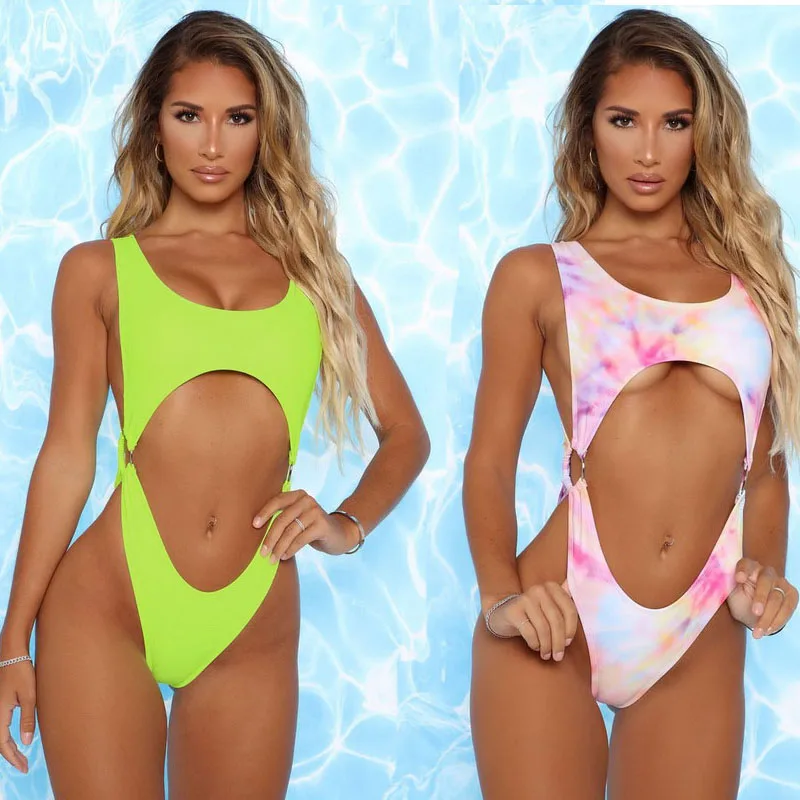 

High Quality Custom Swimwear One Piece Swimsuit Sexy Push Up Bikini