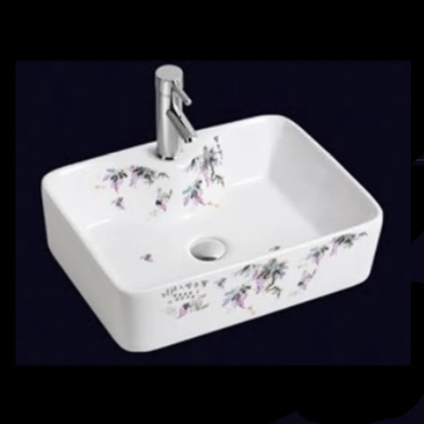 Hot Selling Artistic Ceramic Bathroom Sink For Home Decor