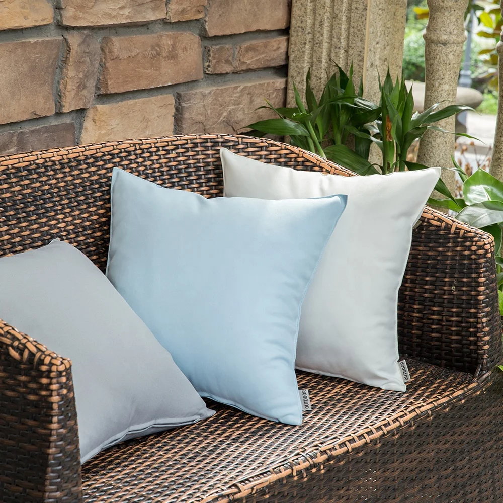 

Wholesale decorative throw pillow covers for couch 45*45cm waterproof outdoor sofa cushion cover Patio Furniture Pillow