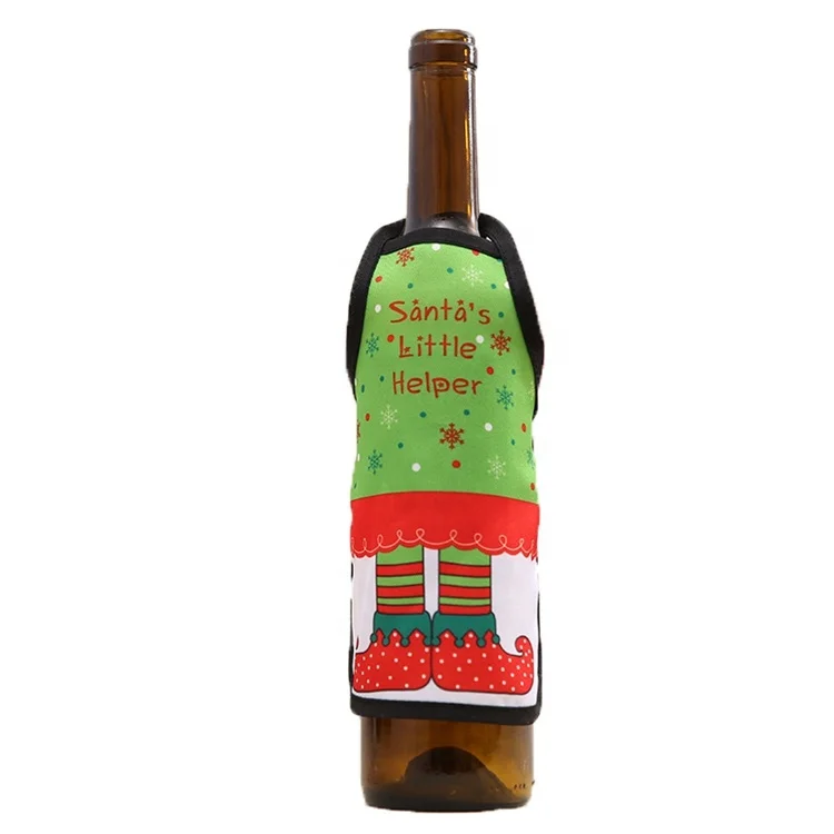 

Mini Christmas Apron Bottle Set Christmas Bottle Decorations Christmas Festival Gifts PT-007, A,b,c,d,e,f,g,h,i,j