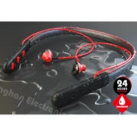 

Waterproof sport Bluetooths Earphone Magnetic earphone Wireless Sports Bass with Mic / bluetooths neck band
