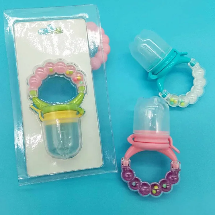 

Hot selling best silicone nipple fruit pacifier baby feeder, Yellow,green,pink,blue