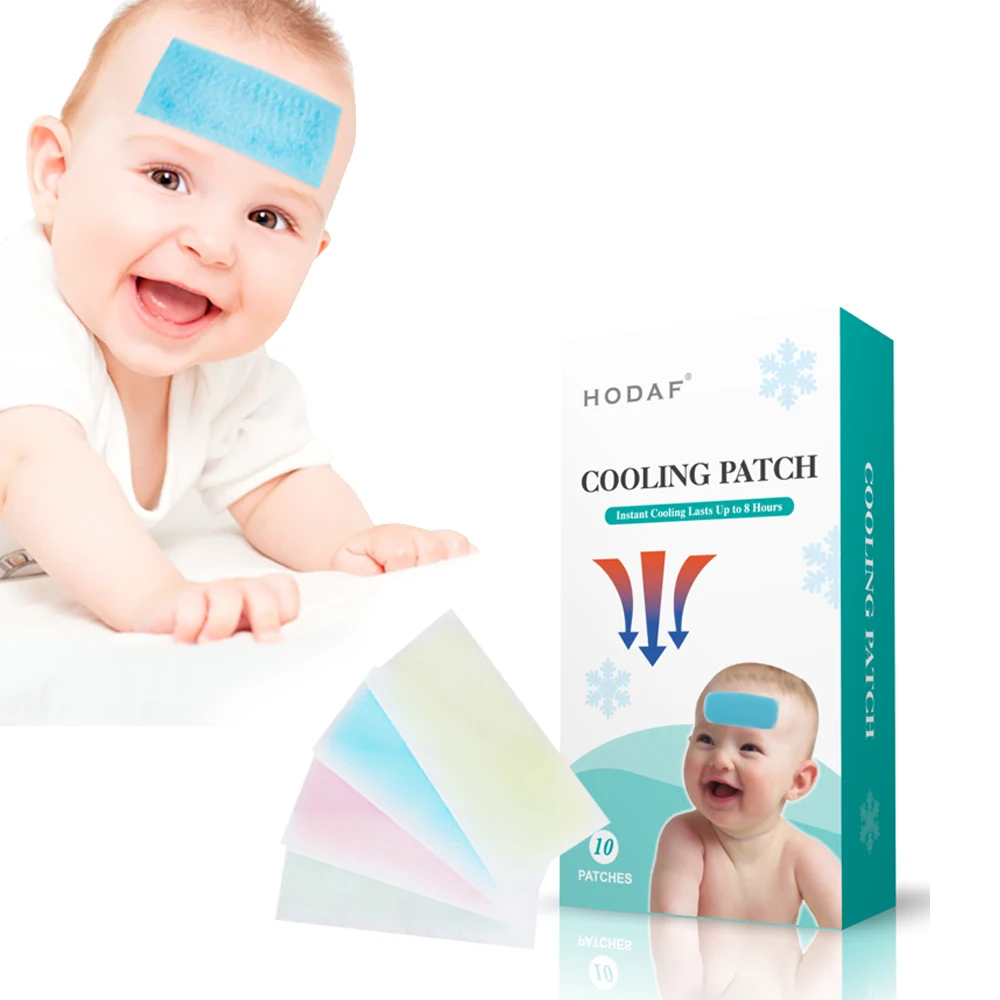 

Customized Gel Fever Cooling Patches Cold Hot Compress for Kids