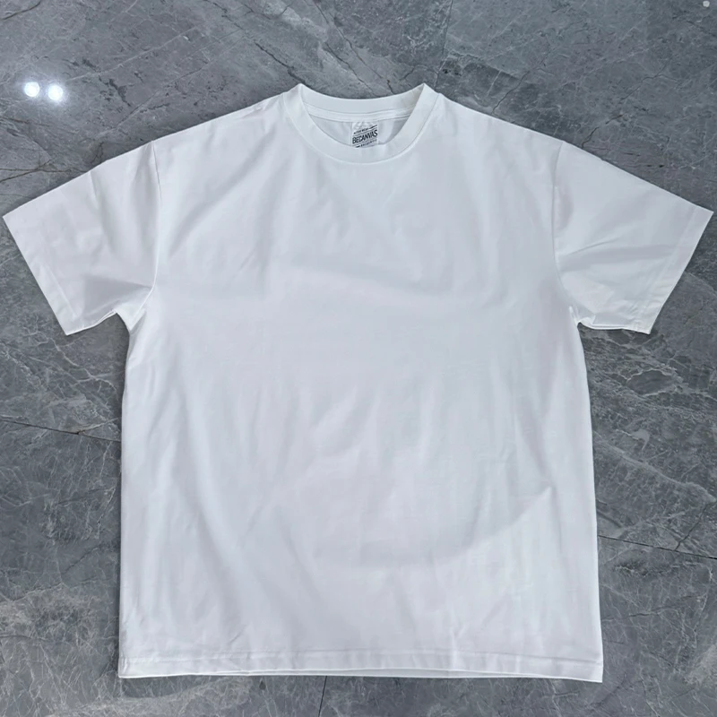 Custom Logo Men's Casual O-Neck T-Shirt 100% Polyester Super Breathable Quick-dry Homme Soft 190GSM Running T-shirts for Men