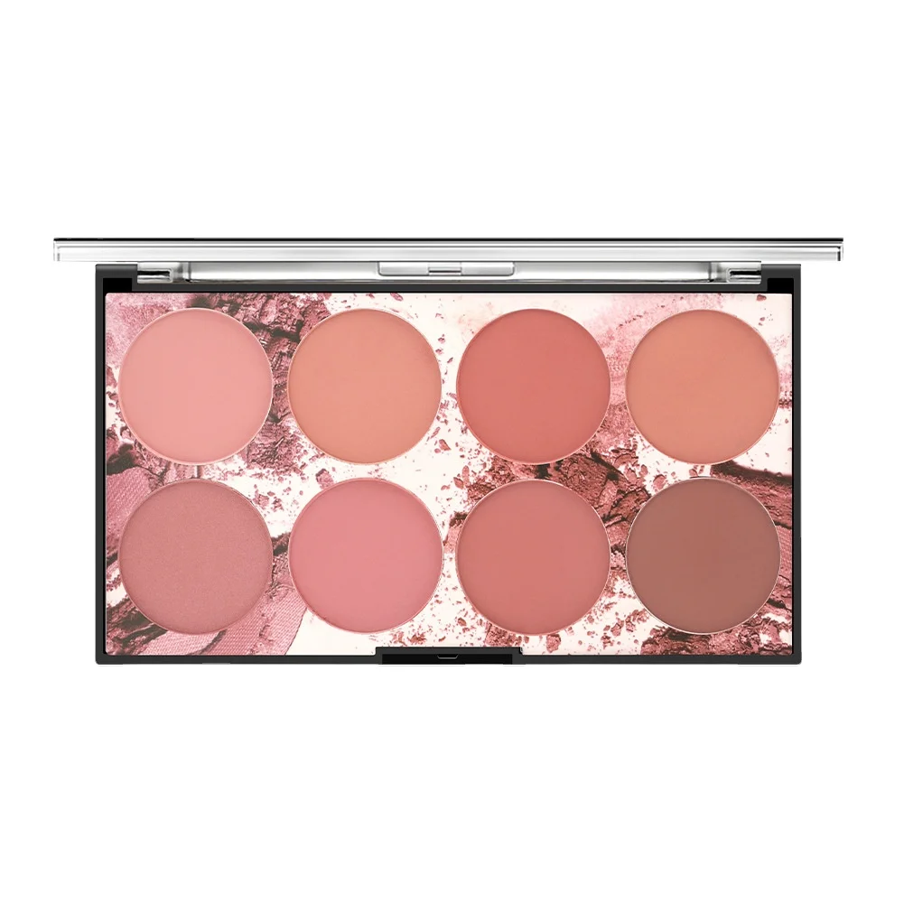 

Brighten Skin Tone Repair Nude Makeup Portable Blush Rouge Tray Cross-border Eight-color Cosmetic Matte Lasting Natural BLUSHER