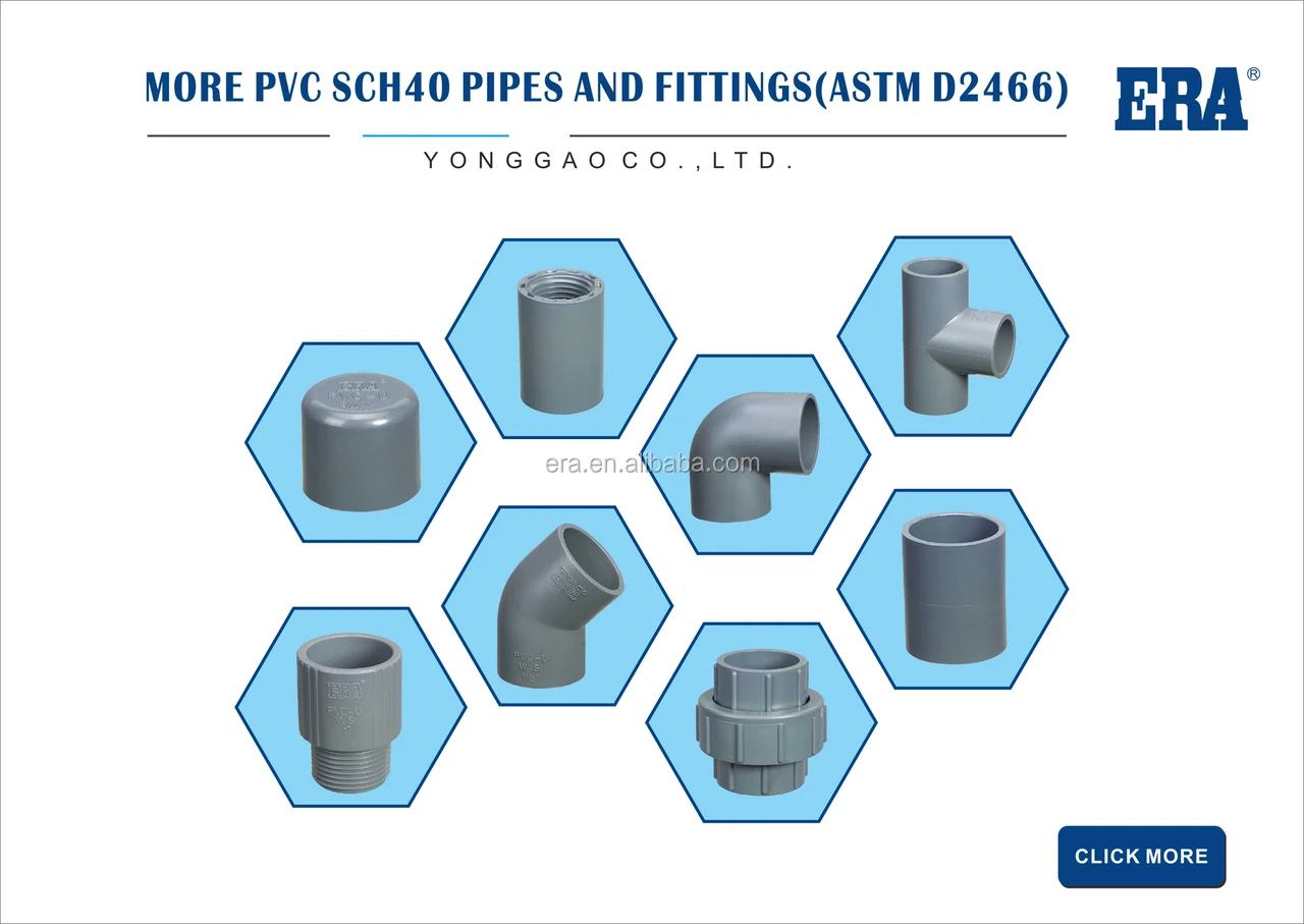 Era Sch40 Upvc Pipe Fittings Tee With Nsf Certificate Buy Schedule 40