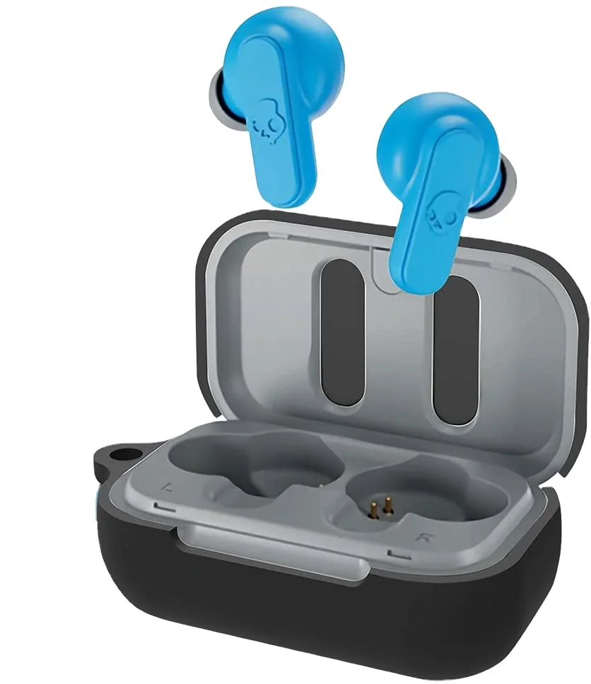 

JIULAI Silicone Case for Skullcandy Dime, Soft Scratch/Shock Resistant Silicone Cover for Skullcandy Dime Earbuds