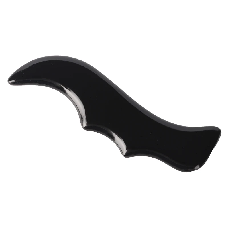 

High Quality Black Bian Jade Gua Sha For Remove wrinkles From Face And Neck