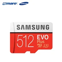 

Samsung 100% Original 512GB TF Memory Cards EVO Plus High Quality 32GB 64GB 128GB 256GB 512GB Class 10 U3 Mini SD Carte SD Kort