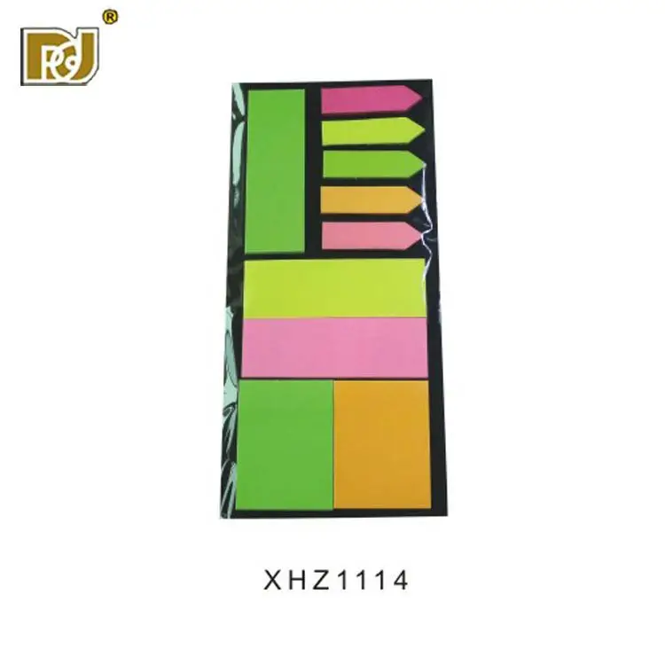 

OEM factory supply easy post assorted sticky notes with black card