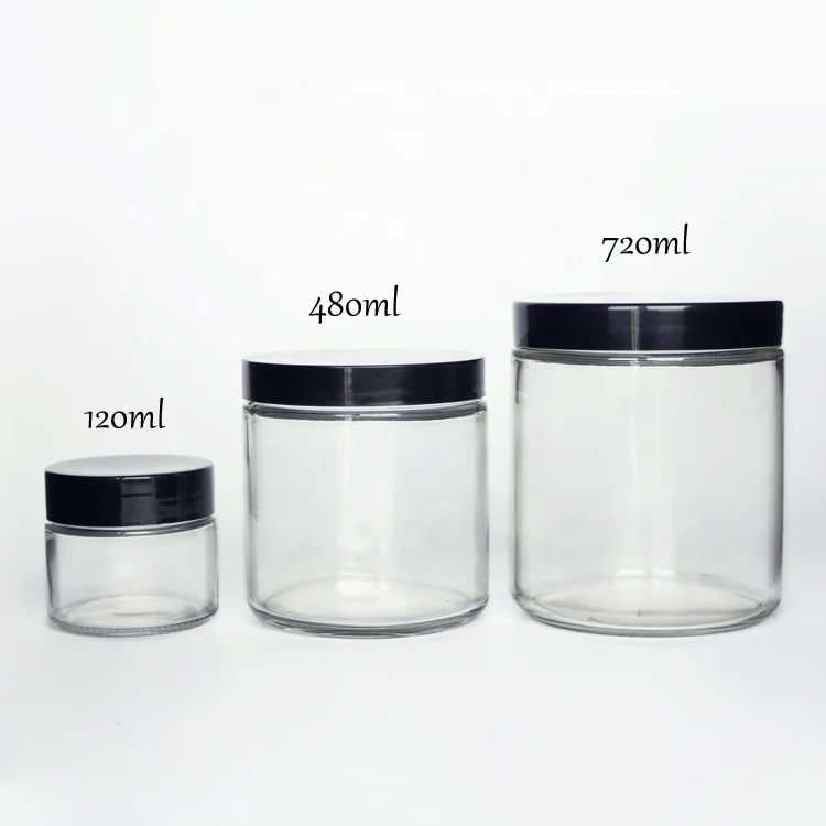 

Vanjoin Straight Sided 2 oz 4 oz 8 oz 12 oz 16 oz Clear Round Glass Jam Jars Container envases de vidrio frasco de vidrio, Clear transparent