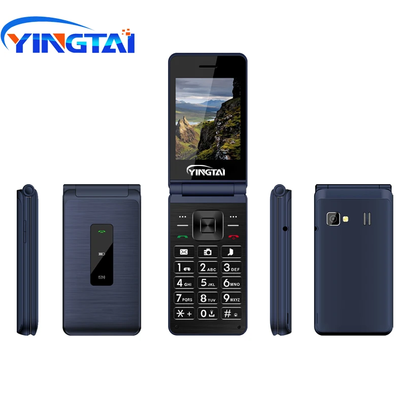 

2.8 inch 2G flip phone dual card Feature phone 800mAh telephone celulares keyboard folding mobile phone GSM not android FM MP3