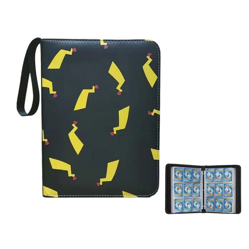 

9-Pocket Card Binder Holder Carrying Case Storage Book Folder Photo Trading Card Album Fits 900 Cards