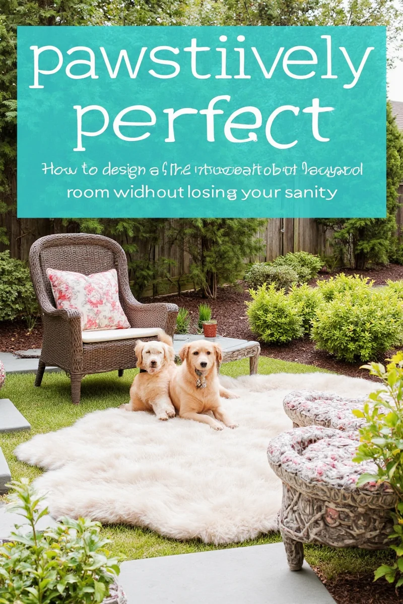 pawsitively perfect how to design a pet integrated backyard room without losing your sanity