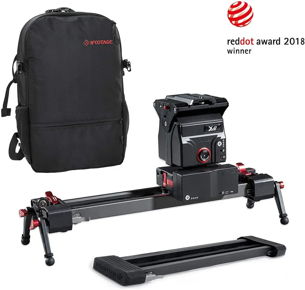 

IFOOTAGE Electric Camera Slider 33inch Motorized Photography Slider Tracker Silent Motor Camcorder Tracking Video Shooting Follo