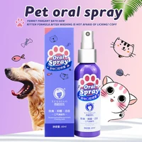 

Drop shipping 60ml Cat Teeth Dental Care breath freshener spray nozzle pet oral care