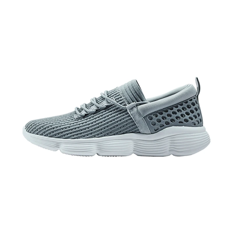 

Factory outlet men's breathable running shoe fashion flat casual sneakers pu lightweight rubber shoes