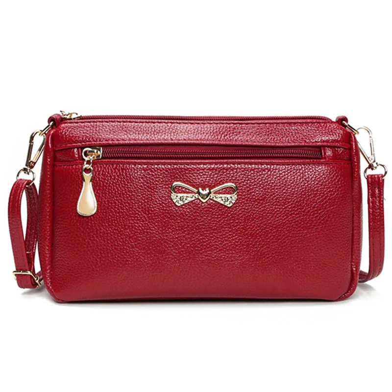 

2021 New Style European And American Ladies Messenger Bag Casual Fashion Solid Color Lychee Pattern Pu Leather Shoulder Bag 269