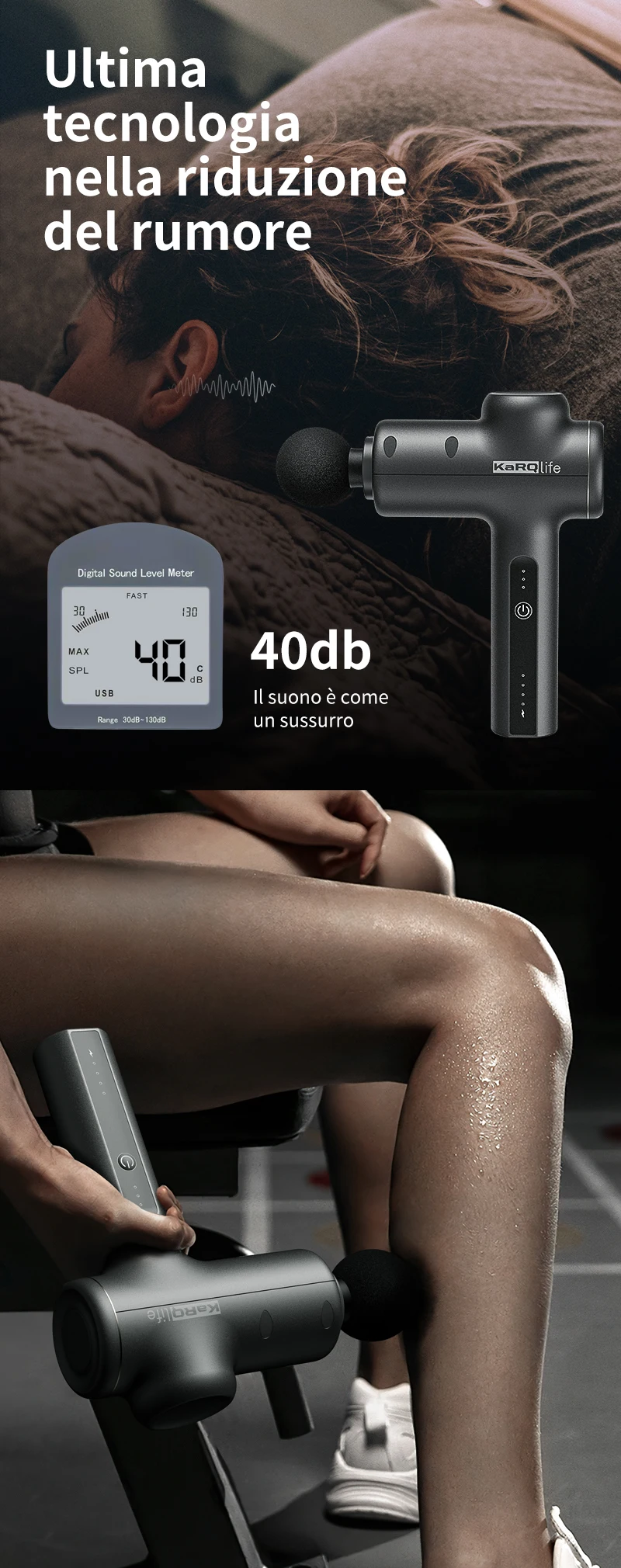 Portable Massage Relextion Electrical Cordless Massage Gun/ Handheld Muscle Massager Gun