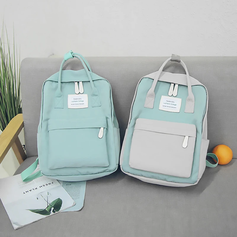 

Fashion Backpack Waterproof Canvas Travel Women Backpack School Waterproof Canvas Backpack Women School Bags For Teenagers