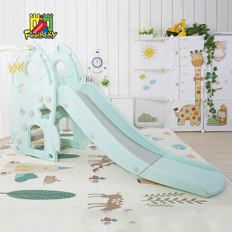 

Feelbaby S-09 little rocket slide, Pink/turquoise/green