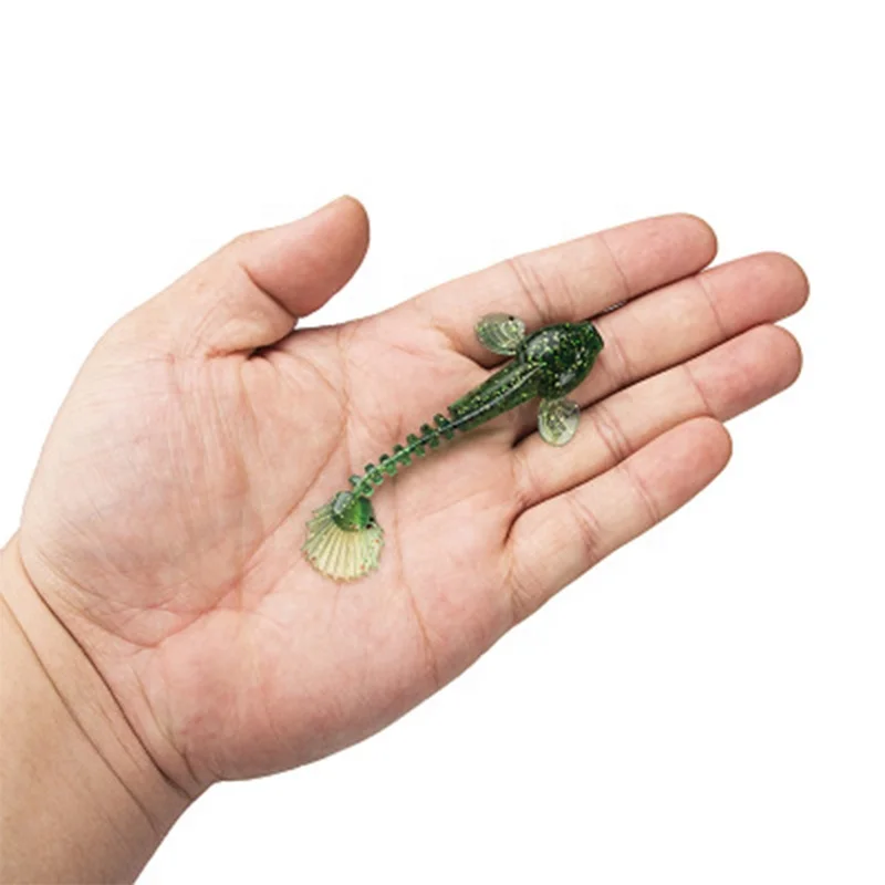 

9cm 6pcs/lot softbait shad rubber worms fishing plastic lure custom soft baits