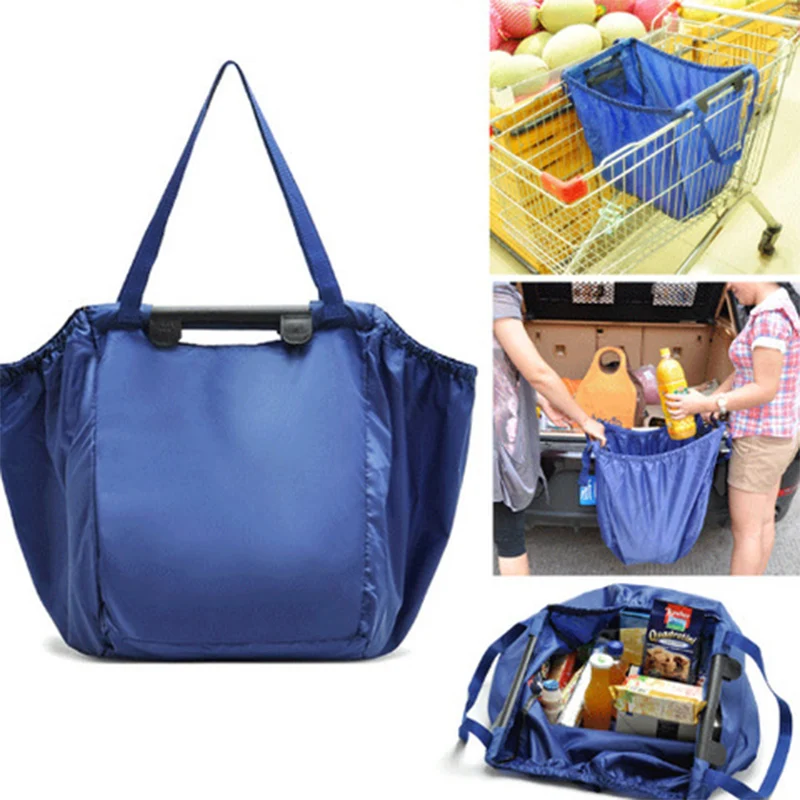 Thermal Insulated Shopping Grocery Cart Bag Novelty Reusable Foldable ...