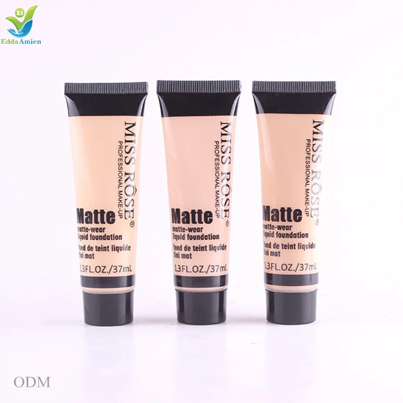 

hot sale wholesale high quality MISS ROSE dark color liquid foundation