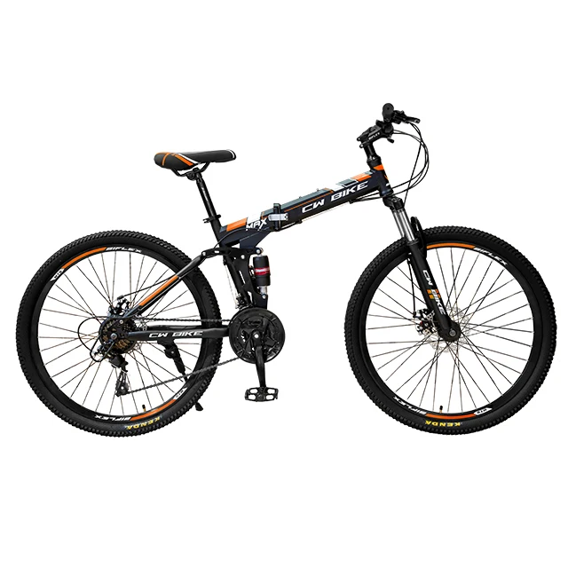 26 Inches Foldable Mountain Bicycle with normal spoke rim OEM variable speed gear