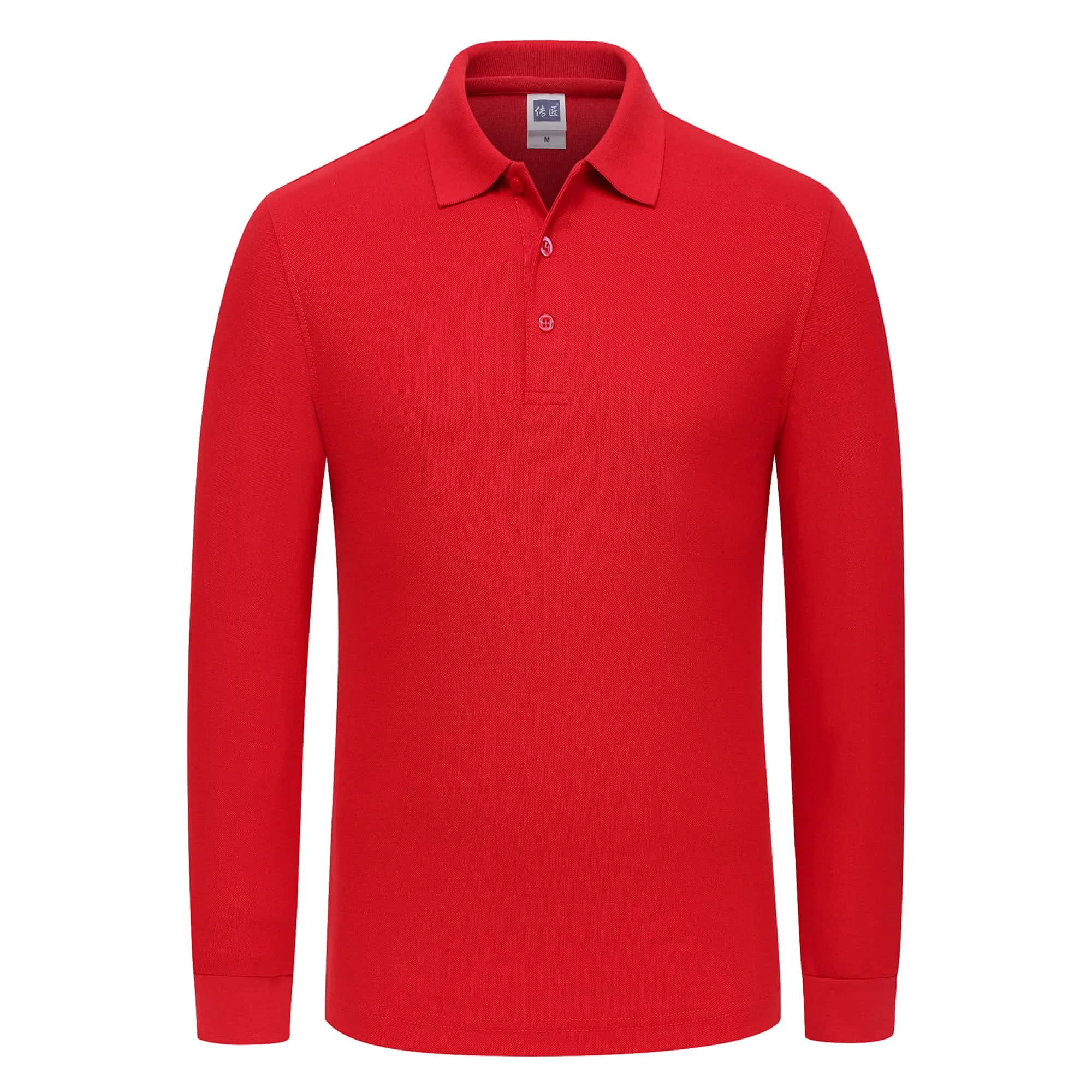 

Highly cost effective custom long sleeve polo shirt printing plain polo men