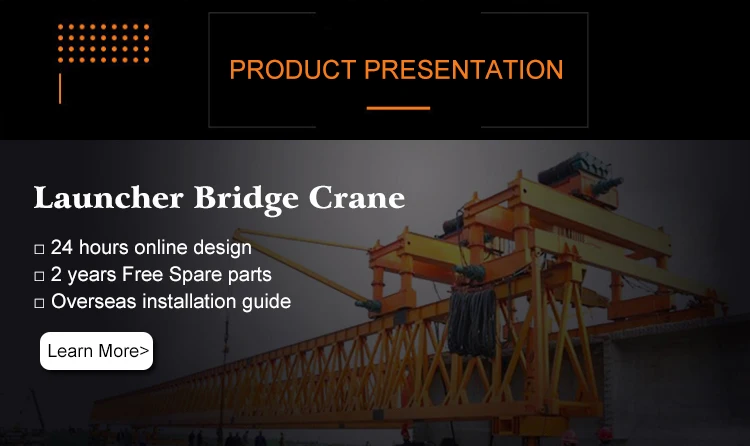 concrete lifting crane bridge girder erection machine