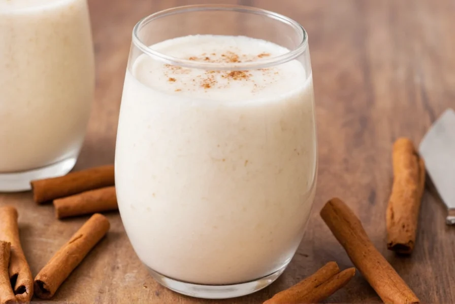 Cinnamon rice milk used in morning coffee