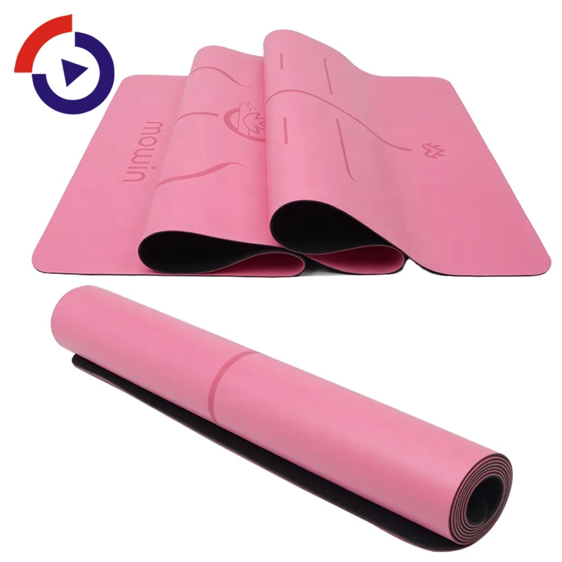 

PU Leather Natural Rubber Yoga MAT Wholesale, Sweat Absorb Yoga Anti Slip Mat, Custom Eco Friendly home exercise equipment mats